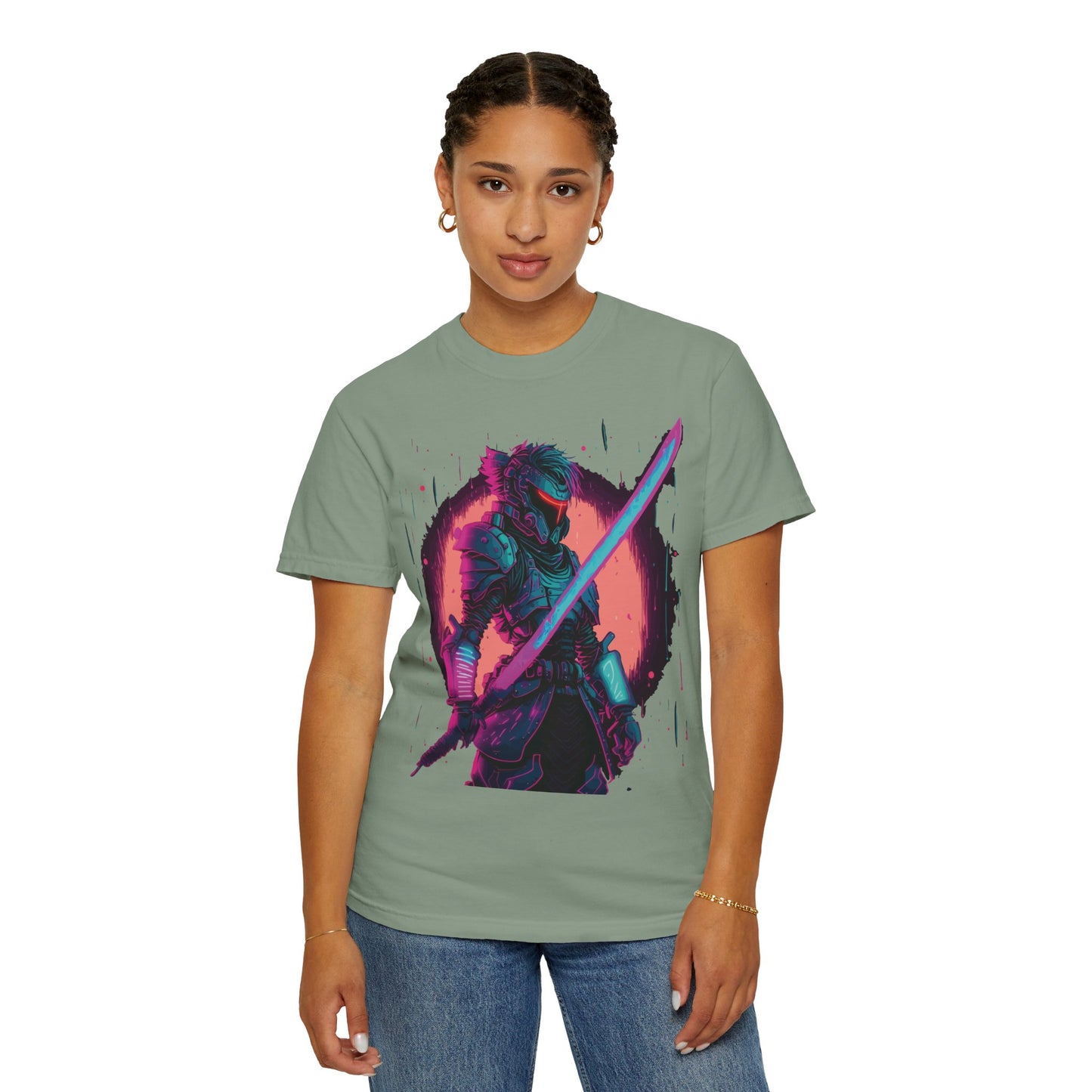 Unisex T-shirt with Knight in Armor