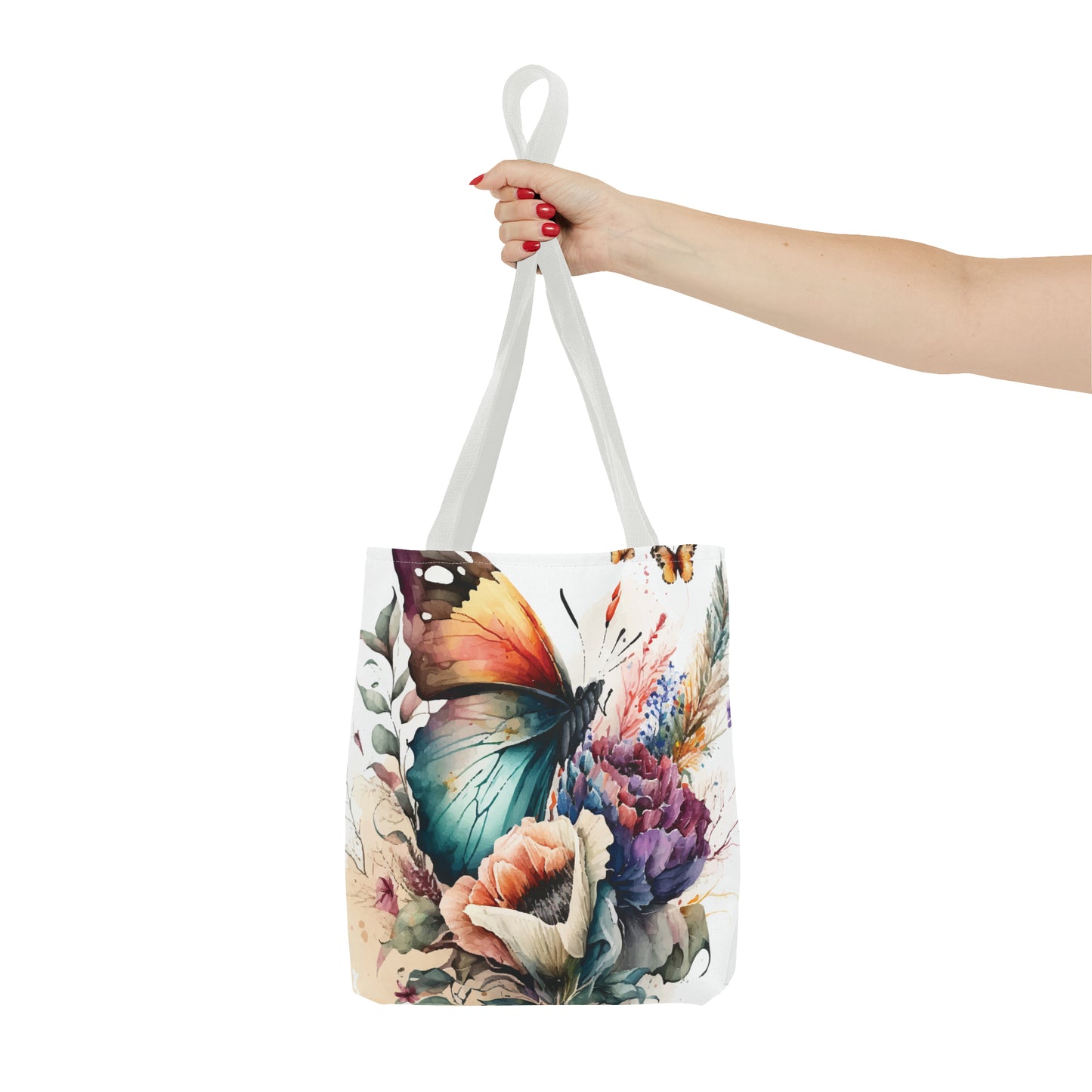 Canvas Bag with Butterfly Prints