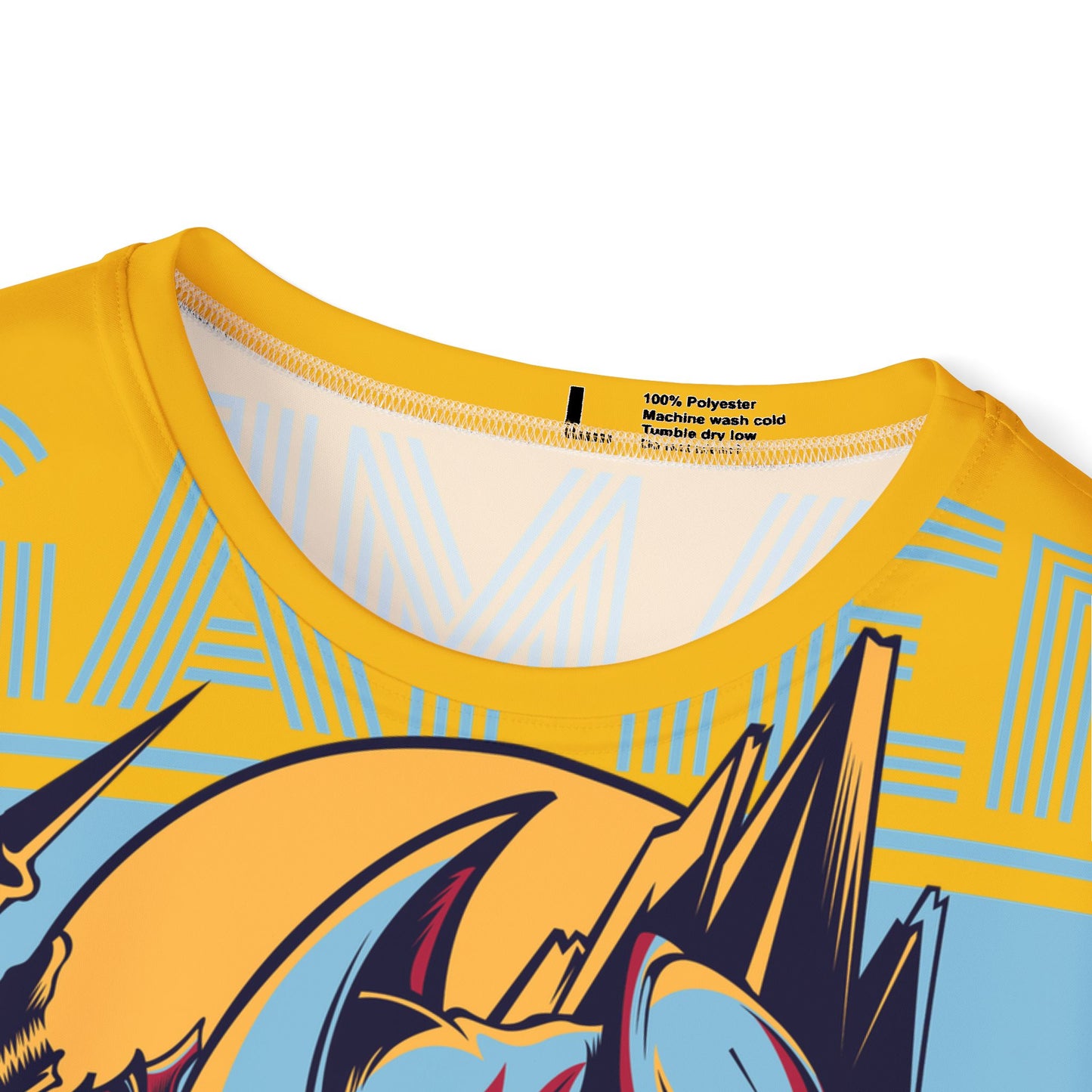 35-Be Fun Graphic T-Shirt, Art Design Poly Shirt, All Over Print Graphic Tee, Monsters T-Shirt, Cartoon Tees