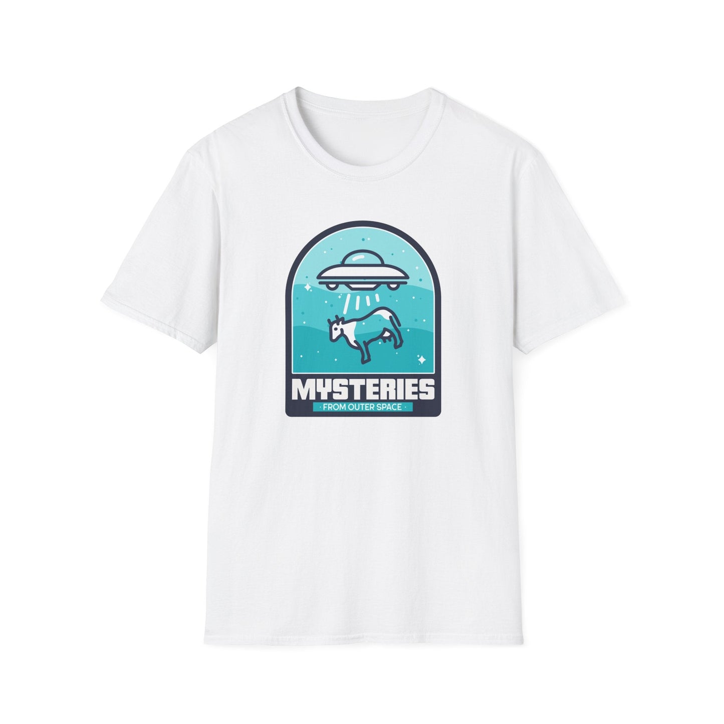 Mysteries UFO Abduction TShirt  Retro Alien Space Graphic Tee