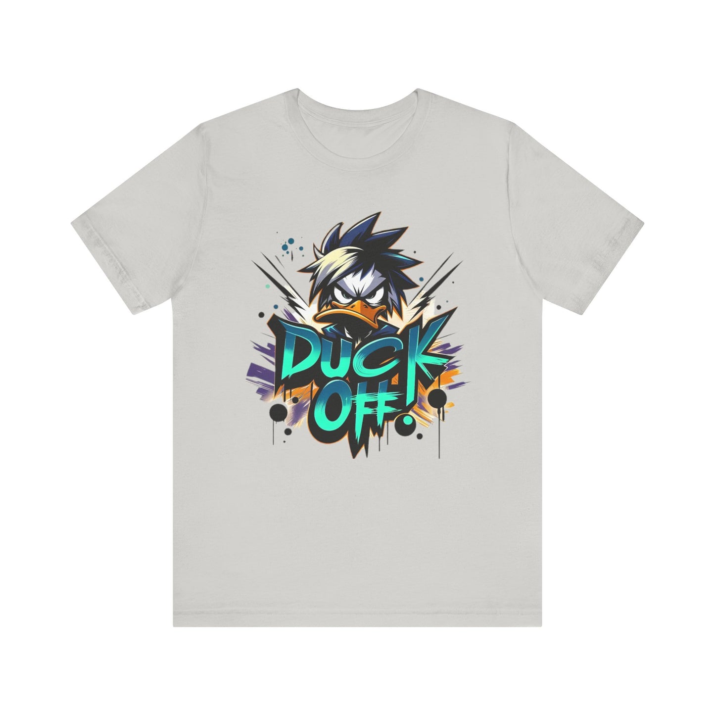 Duck Graphic Tee, Duck Shirt, Funny Bird Tee Shirt, Funny Animal T-Shirt, Cartoon Top, Animal Tees, Art Design T-Shirt
