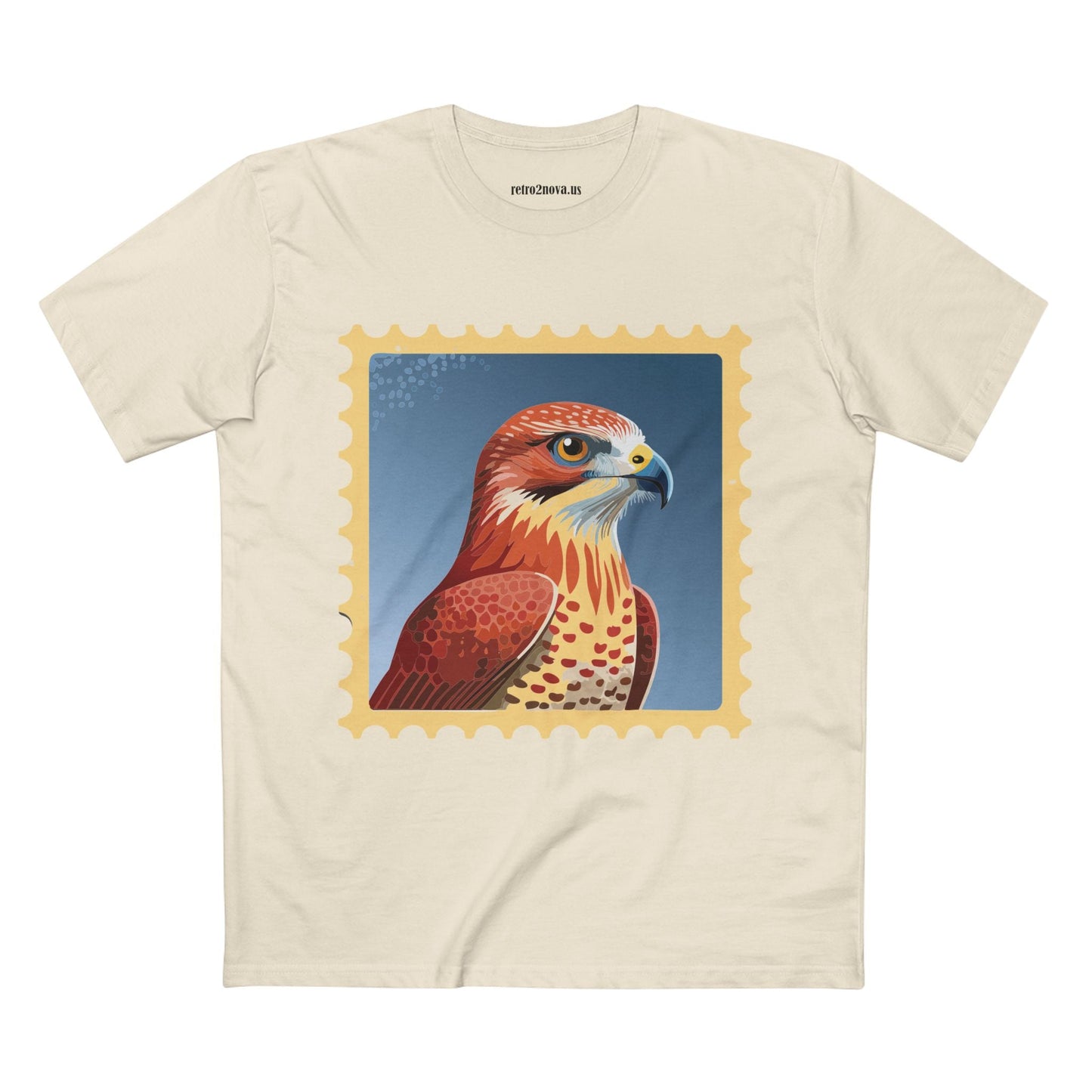 Stamp Shirt Postage Stamp Tee Unisex Premium Cotton Original Art Design Retro2Nova Art Collection