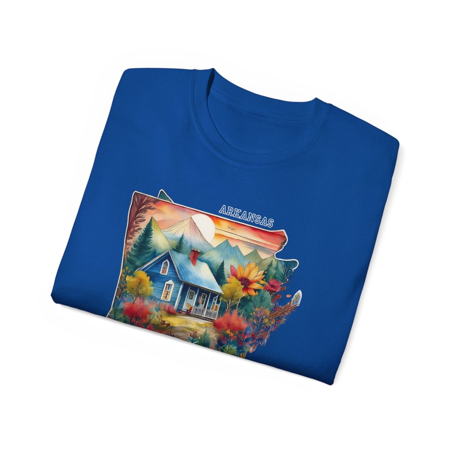 Arkansas Graphic Unisex Cotton T‑Shirt 2