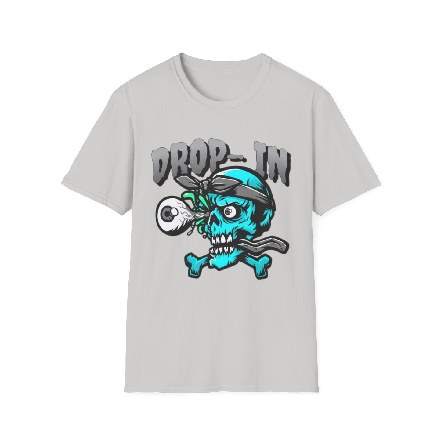 Unisex Skull T Shirt Skeleton Shirt With Skull Artwork Gildan Softstyle 64000 Cotton Tee