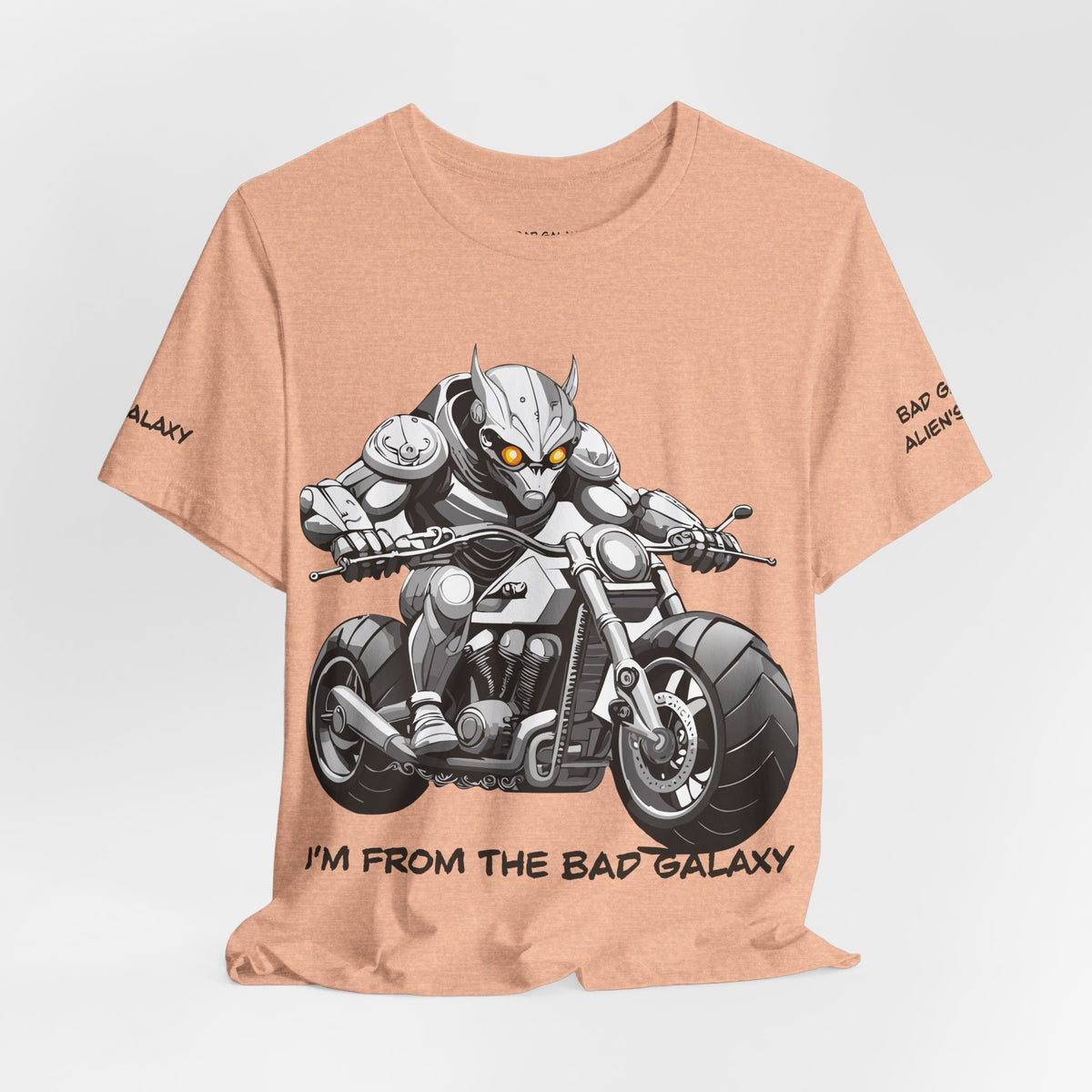 Alien Graphic Unisex Cotton Bella+Canvas Tee with Art Design b84