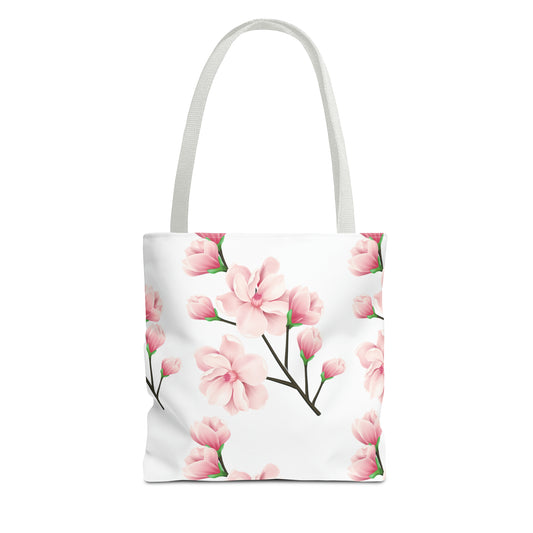 Canvas Bag with Floral Prints