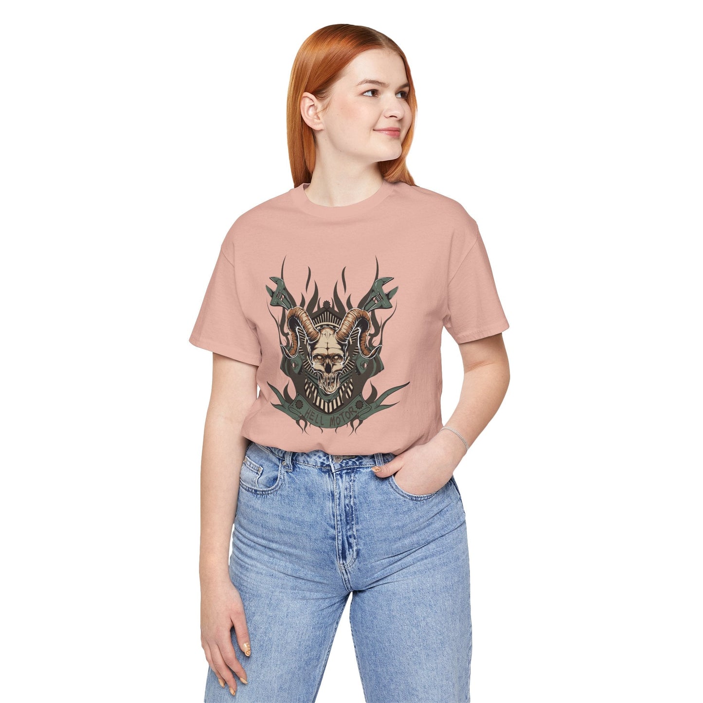 Gothic Skull Graphic Design Unisex Cotton Tee Art-49