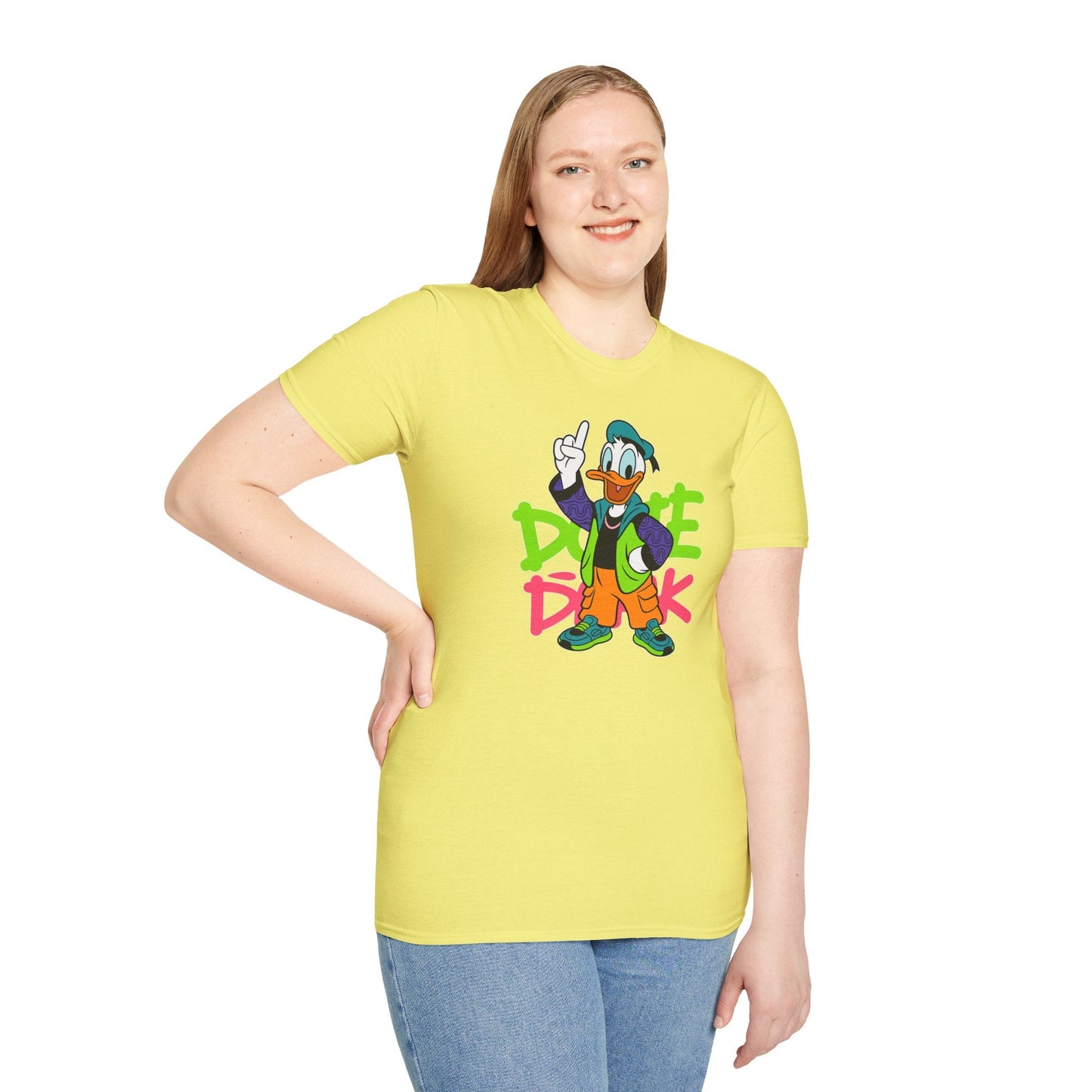 Unisex Cartoon T Shirt Animation Graphic Tee Funny Animals Softstyle 100 Percent Ring Spun Cotton