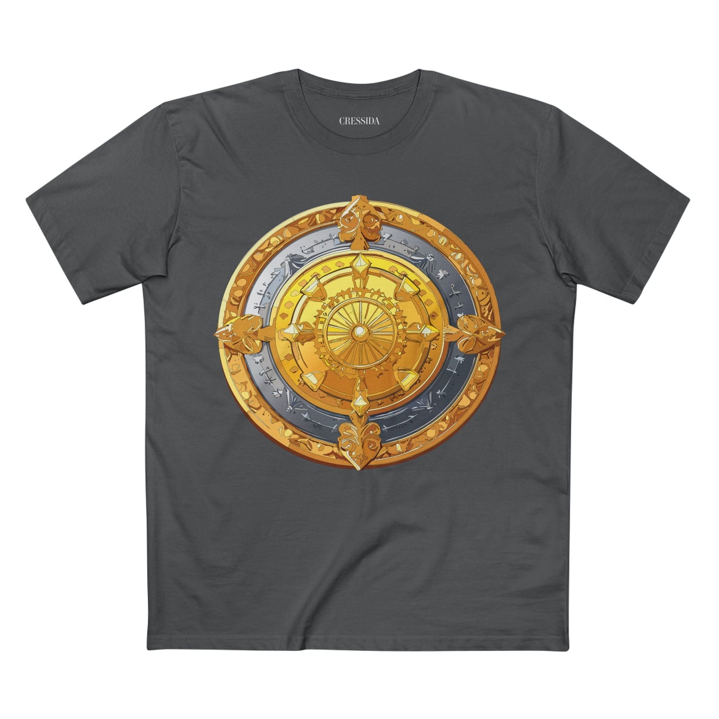 Antique Gold Coin Graphic Design T-Shirt Unisex 100 Cotton With Golden Print Artwork Tee 5