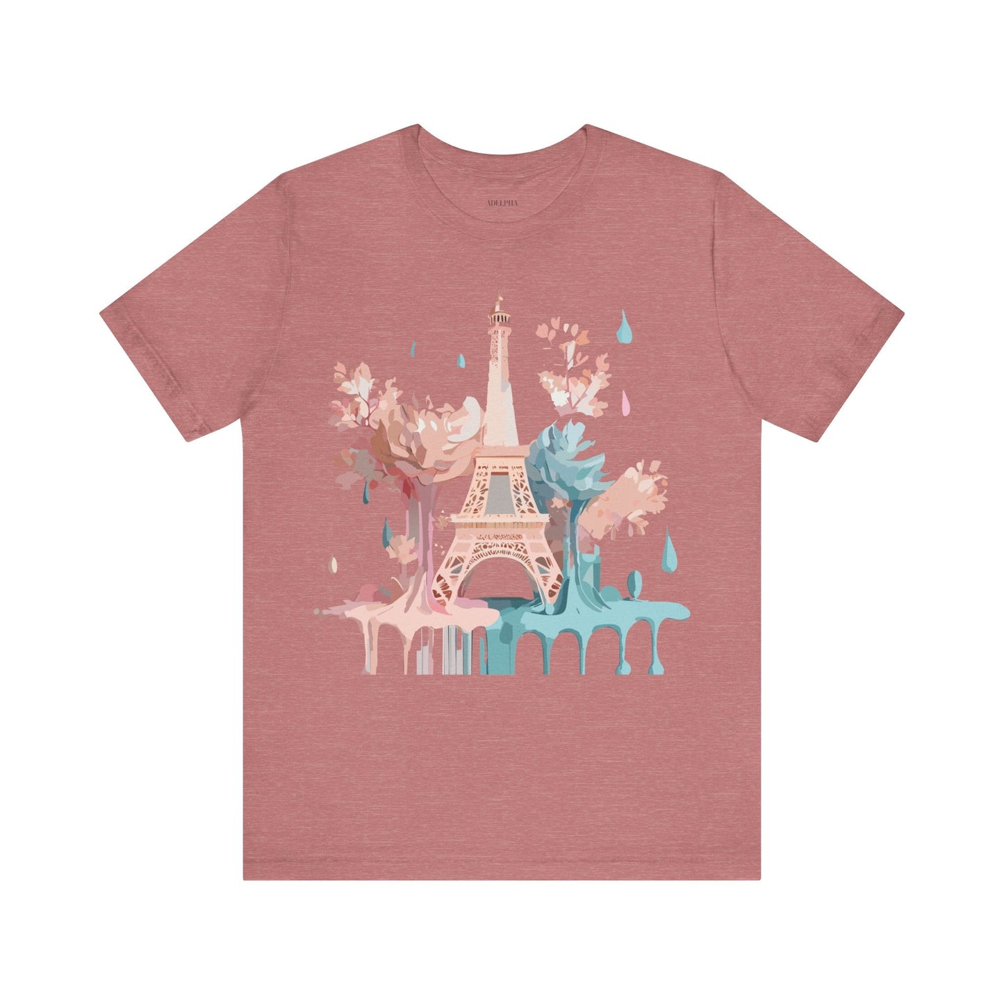 Paris Tourist Shirt Graphic Tee Unisex Vintage Inspired Art Adelpha Premium Quality