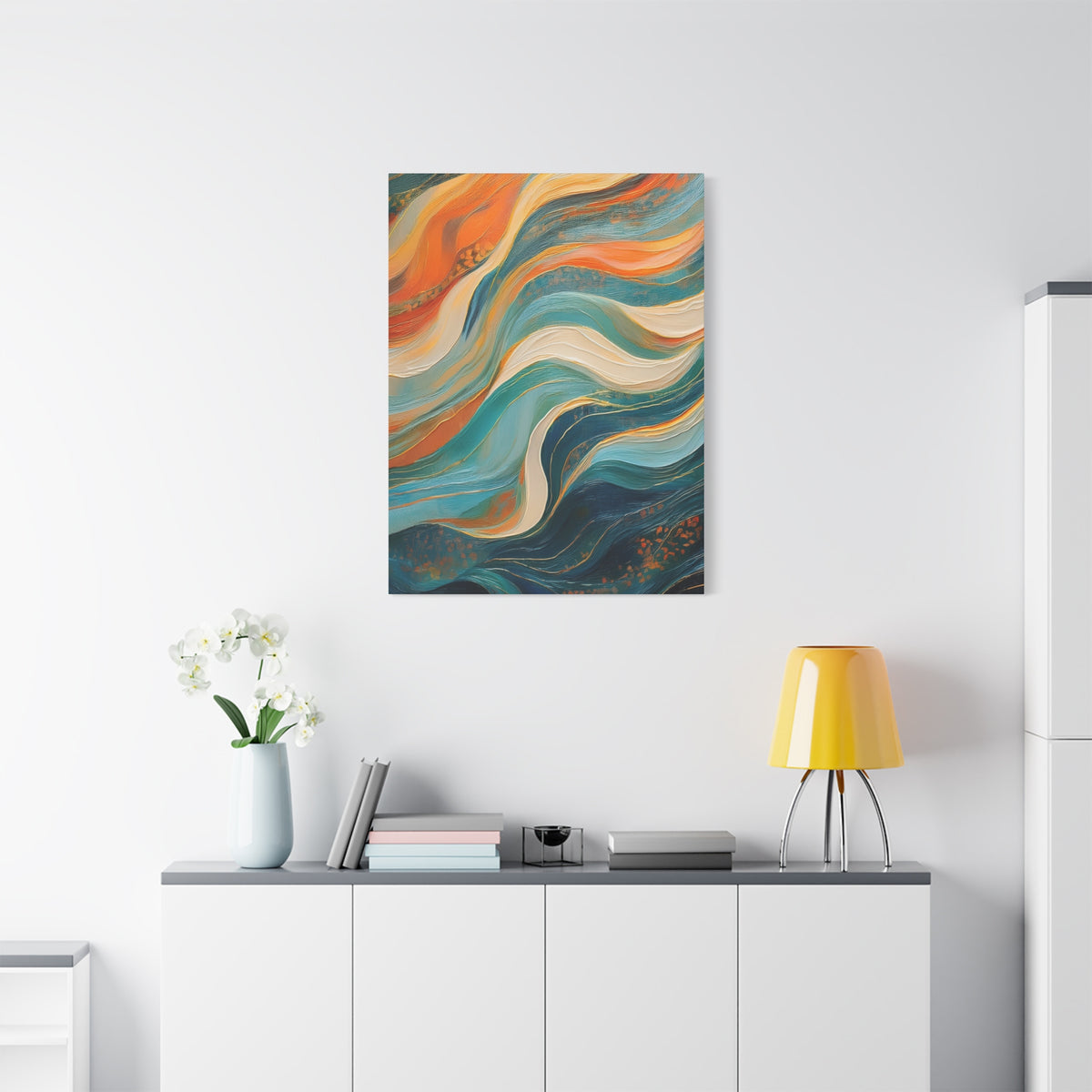 Abstract Oil Painting Print Canvas 20x24,20x30,24x30 24x32,24x36,30x40 32x48,36x48,40x60 Pine-Wood Inner Frame ABS-98