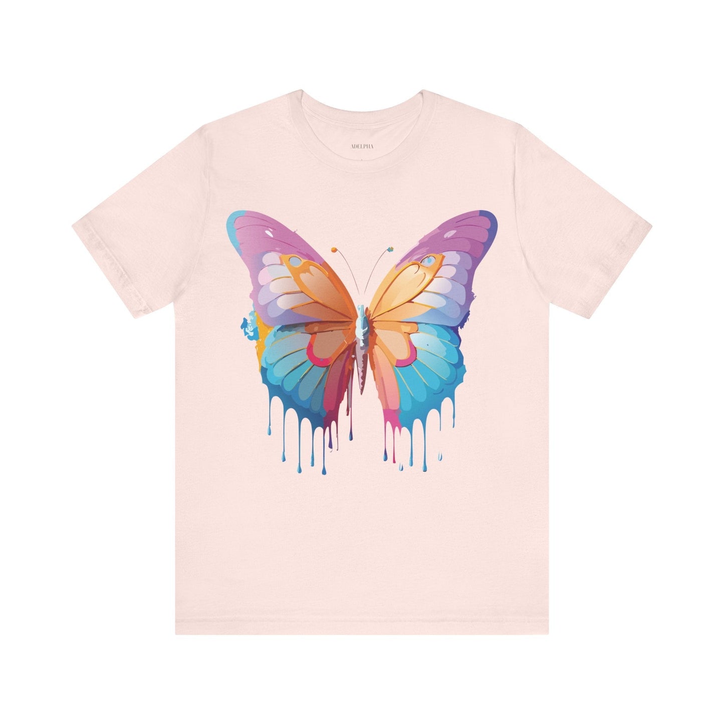 Butterfly Graphic Unisex 100 Cotton Lightweight Vintage Design Jersey Tee 91