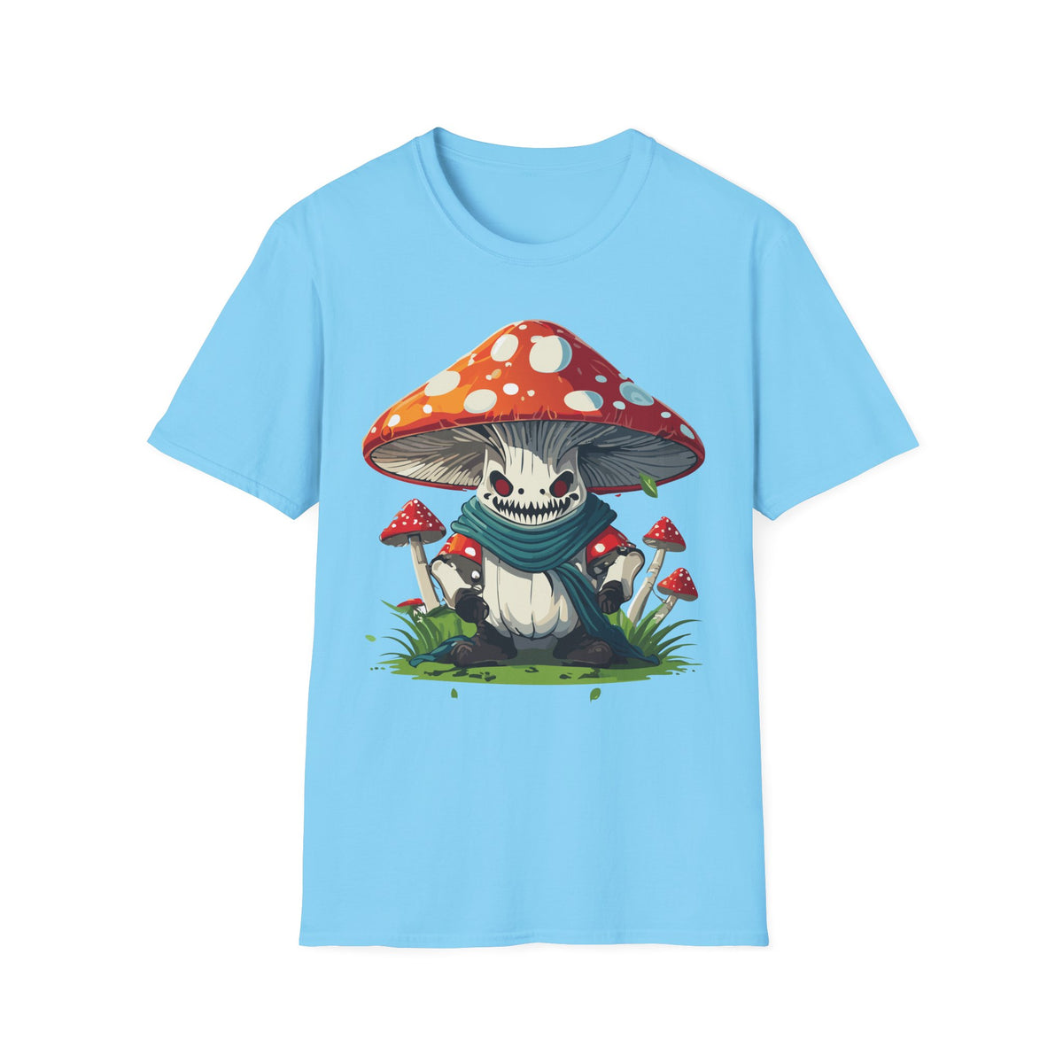 Funny Mashroom Cartoon  Graphic Tee Gildan Unisex 100 Cotton Tee Shirt c15