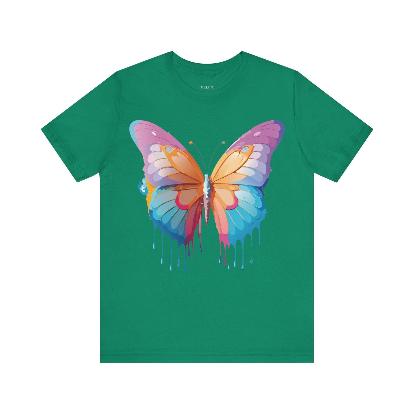 Butterfly Graphic Unisex 100 Cotton Lightweight Vintage Design Jersey Tee 90