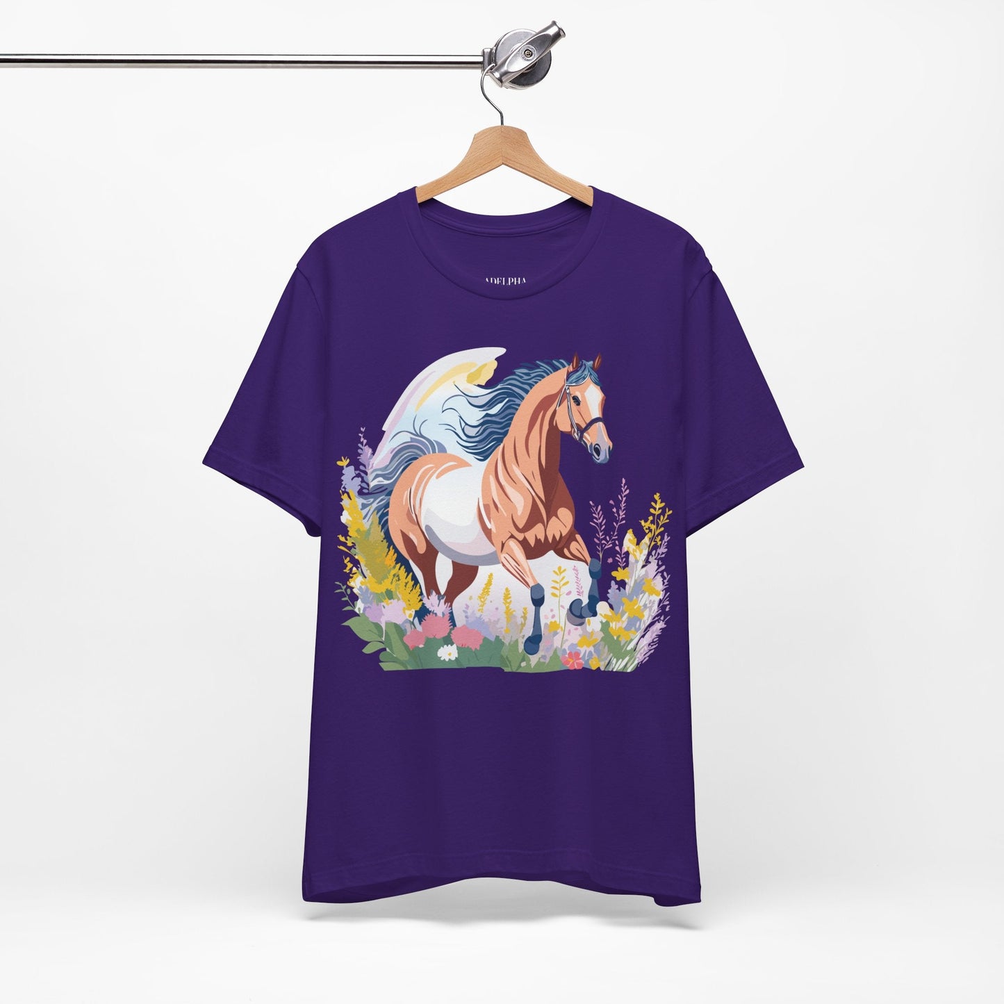 Horse Graphic Unisex 100 Cotton Vintage Animal Art T-Shirt 4