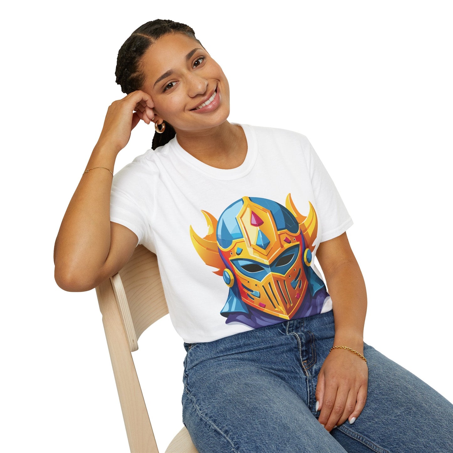 Mask Tee Shirt Unisex Softstyle T Shirt With Mask Design Masquerade Tees For Everyday Comfort