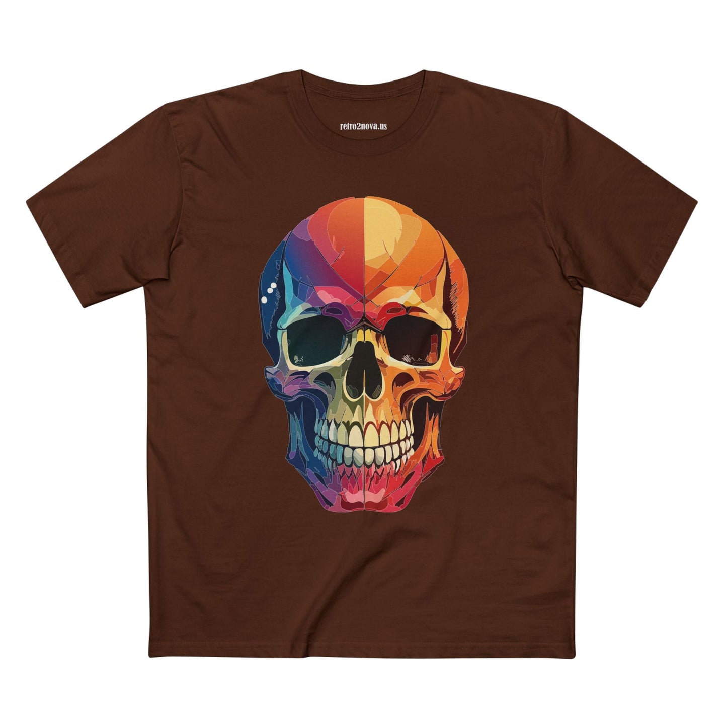 Skull Shirt Unisex Premium Cotton Tee With Original Skull Art From Retro2Nova Art Collection
