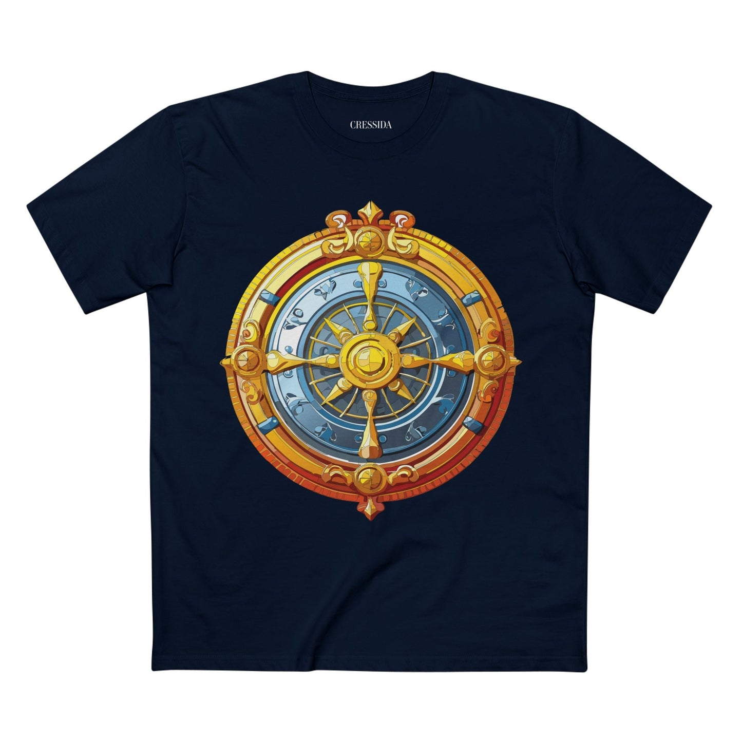 Antique Gold Coin Graphic Design T-Shirt Unisex 100 Cotton With Golden Print Artwork Tee 16