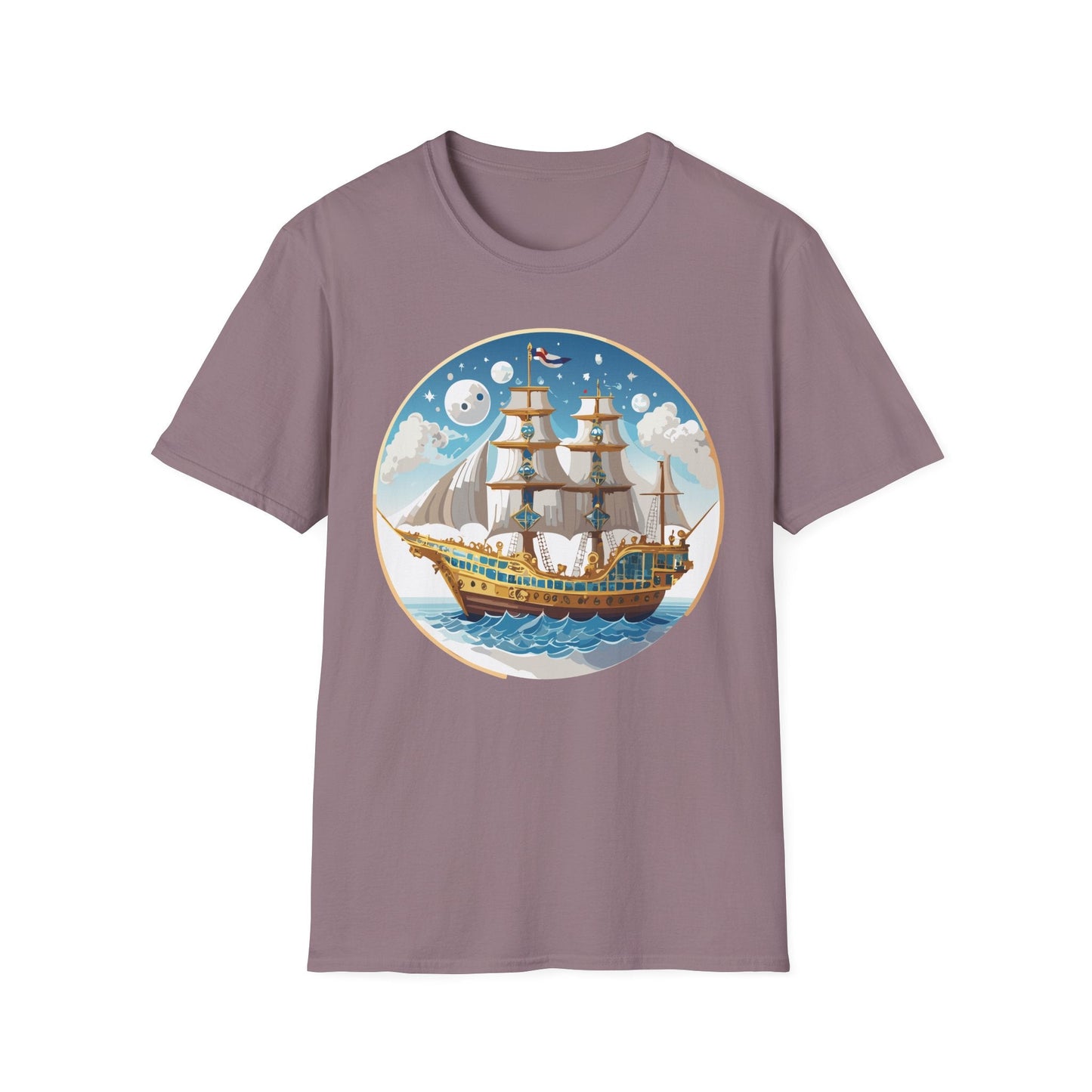 Ship T Shirts Frigate T Shirts Vessel Tee Shirt Unisex Softstyle 100 Percent Ring Spun Cotton Tee