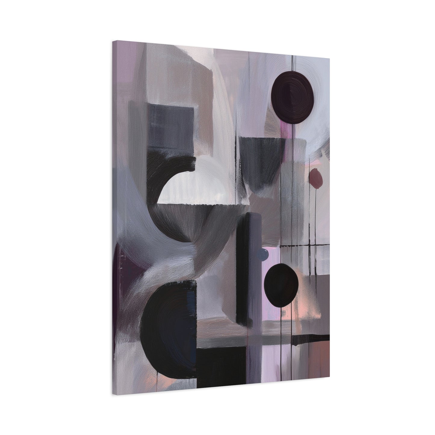 Abstract Geometric Painting Print Canvas 20x24,20x30,24x30 24x32,24x36,30x40 32x48,36x48,40x60 Pine-Wood Inner Frame ABS-46