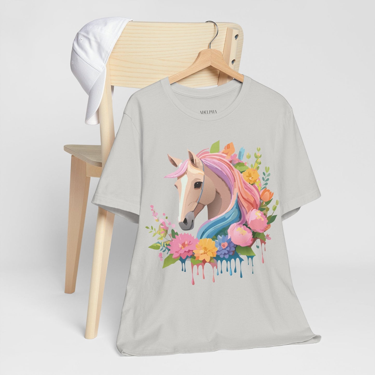 Horse Graphic Unisex 100 Cotton Vintage Animal Art T-Shirt 2