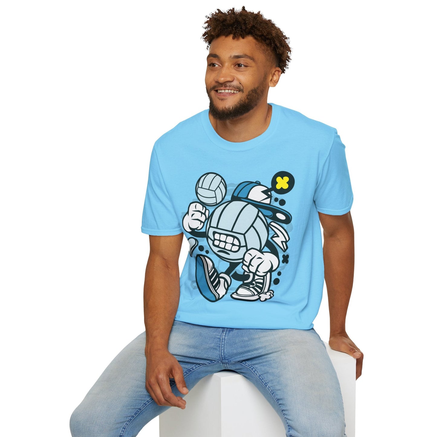 Unisex Cartoon T Shirt Animation Tee Funny Design Gildan Softstyle 64000 100 Percent Cotton