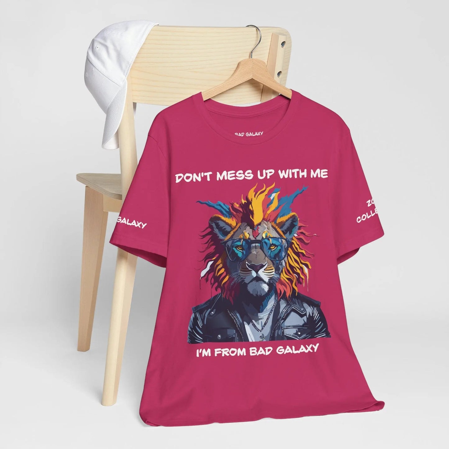 Animal T Shirt From Bad Galaxy Made To Order 100 Percent Cotton Eco Friendly Ink Free Shipping