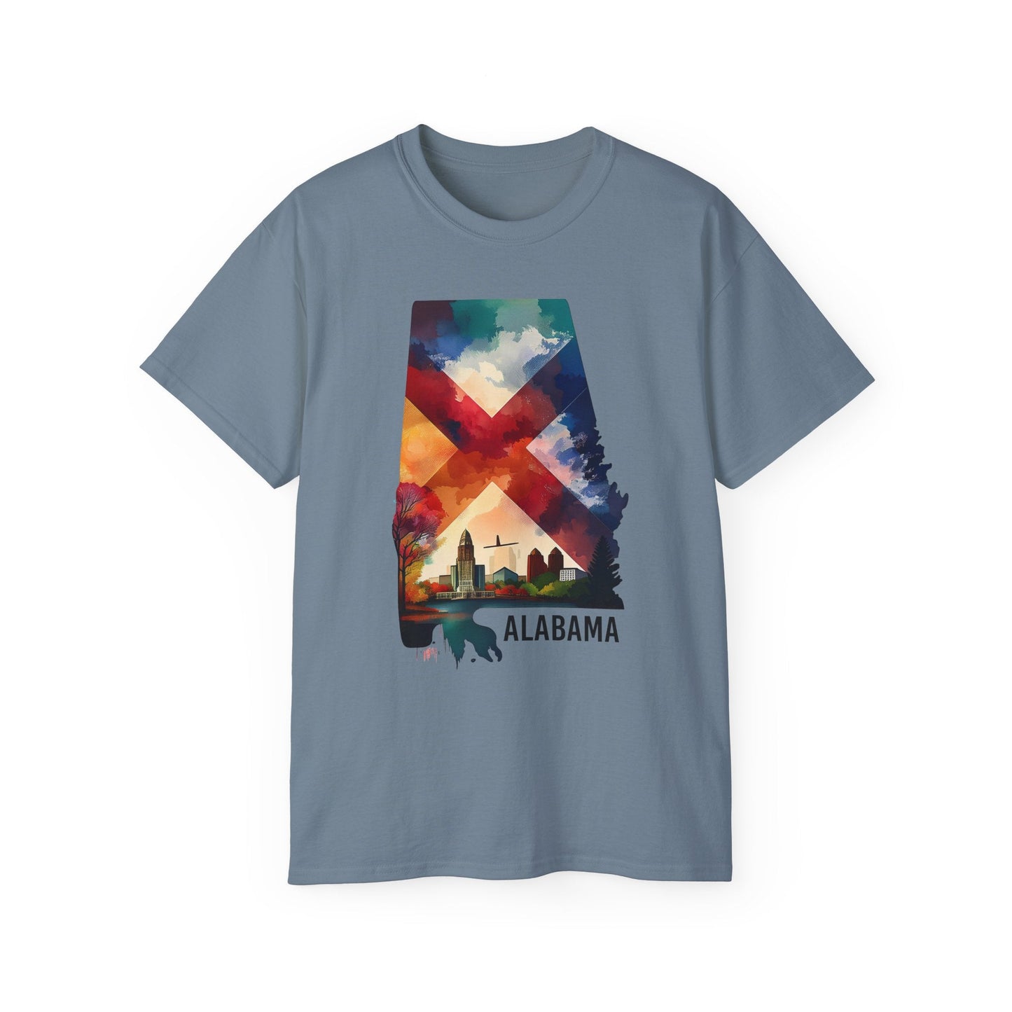 Alabama Graphic Unisex 100 Cotton T‑Shirt 1