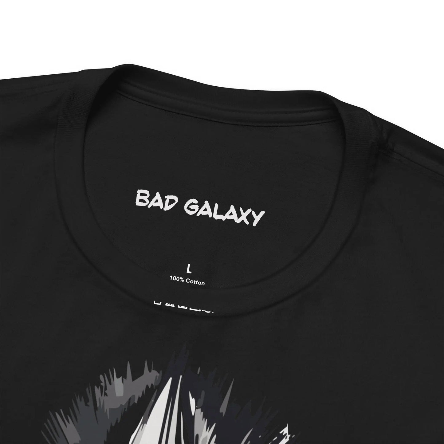 Punk Rock Tee Shirt Made To Order From Bad Galaxy Eco Friendly Inks Cotton Tee Made In USA