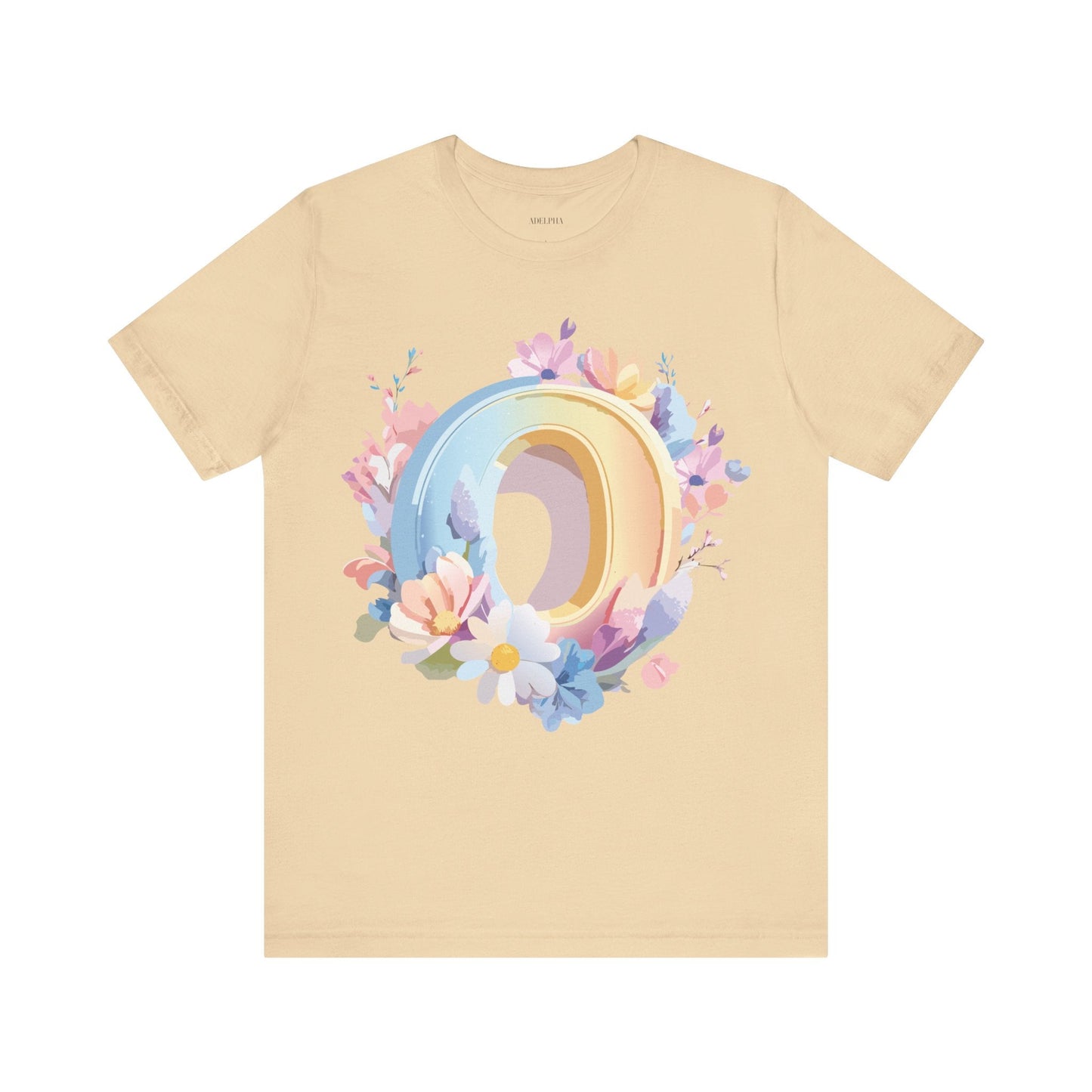 Adelpha Letter O Shirt Unisex Graphic Tee Vintage Inspired Art Design Jersey Short Sleeve