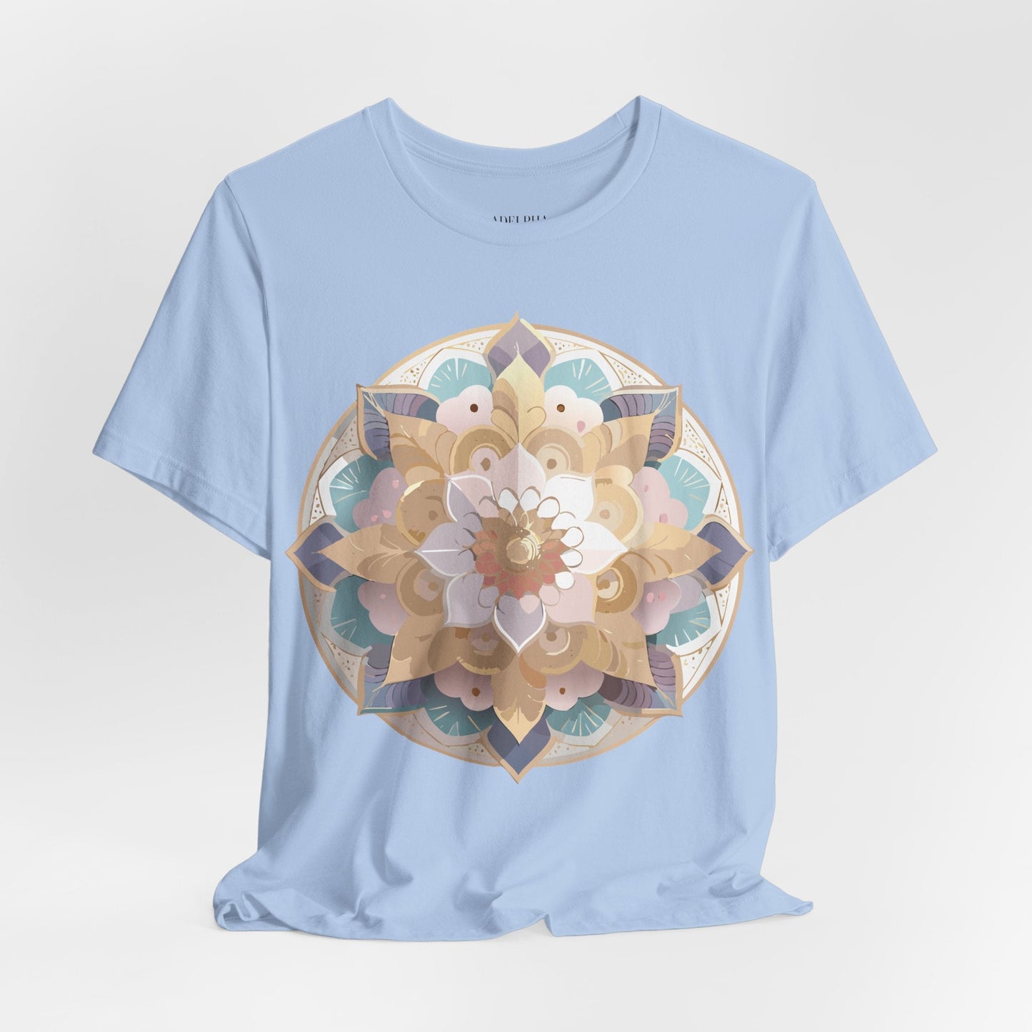 Mandala Graphic Tee Unisex Jersey Short Sleeve Adelpha Art Design Vintage Inspired Artwork
