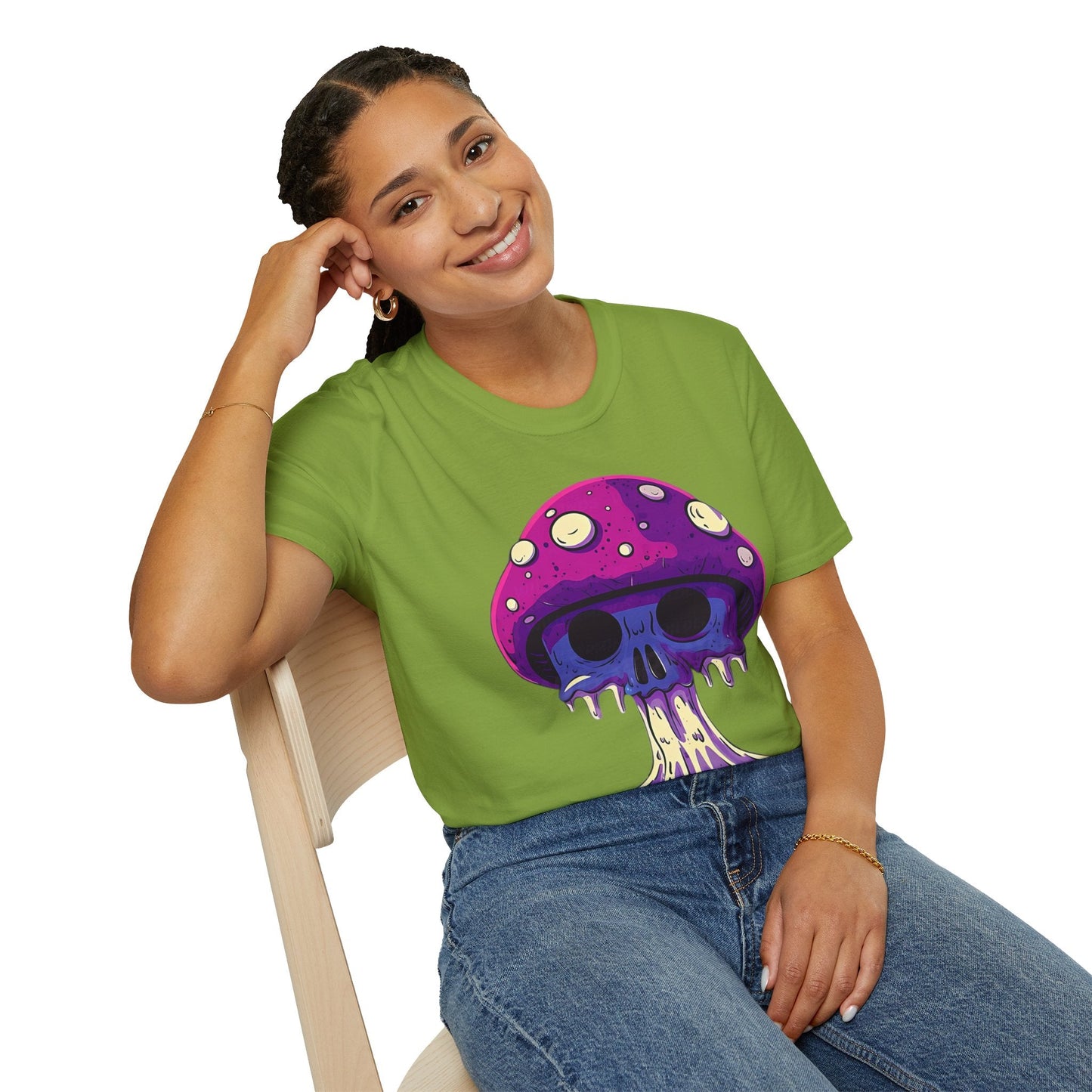 Mashroom Tee Shirt Unisex Funny Mashroom Graphic Softstyle Tee Gildan 64000 Quality Cotton