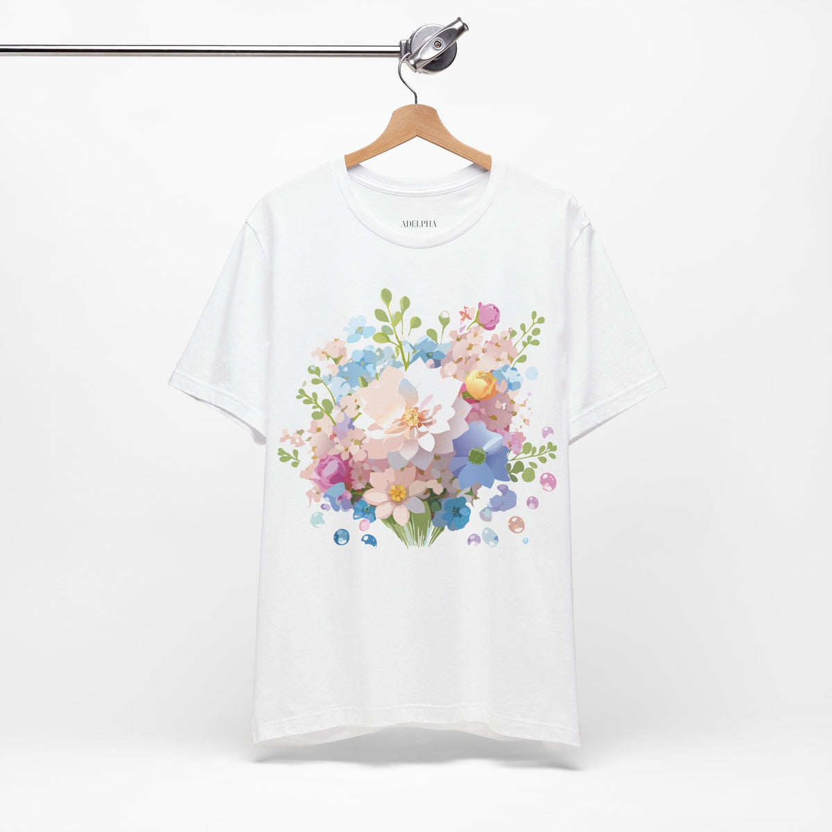Floral Graphic Tee Shirt - Bella+Canvas Unisex 100 Cotton 13