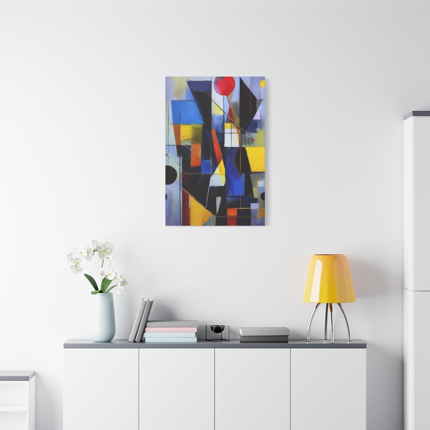 Abstract Colors Painting Print Canvas 20x24,20x30,24x30, 24x32,24x36,30x40, 32x48,36x48,40x60 Pine-Wood Inner Frame ABS-34