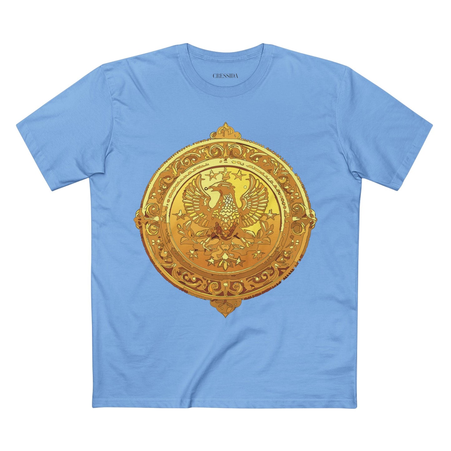 Antique Gold Coin Graphic Design T-Shirt Unisex 100 Cotton With Golden Print Artwork Tee 25