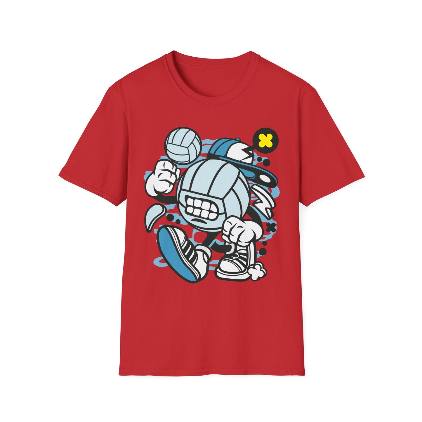 Unisex Cartoon T Shirt Animation Tee Funny Design Gildan Softstyle 64000 100 Percent Cotton