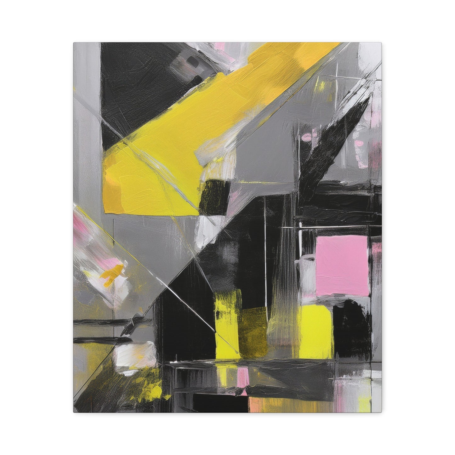 Abstract Geometric Painting Print Canvas 20x24,20x30,24x30 24x32,24x36,30x40 32x48,36x48,40x60 Pine-Wood Inner Frame ABS-38