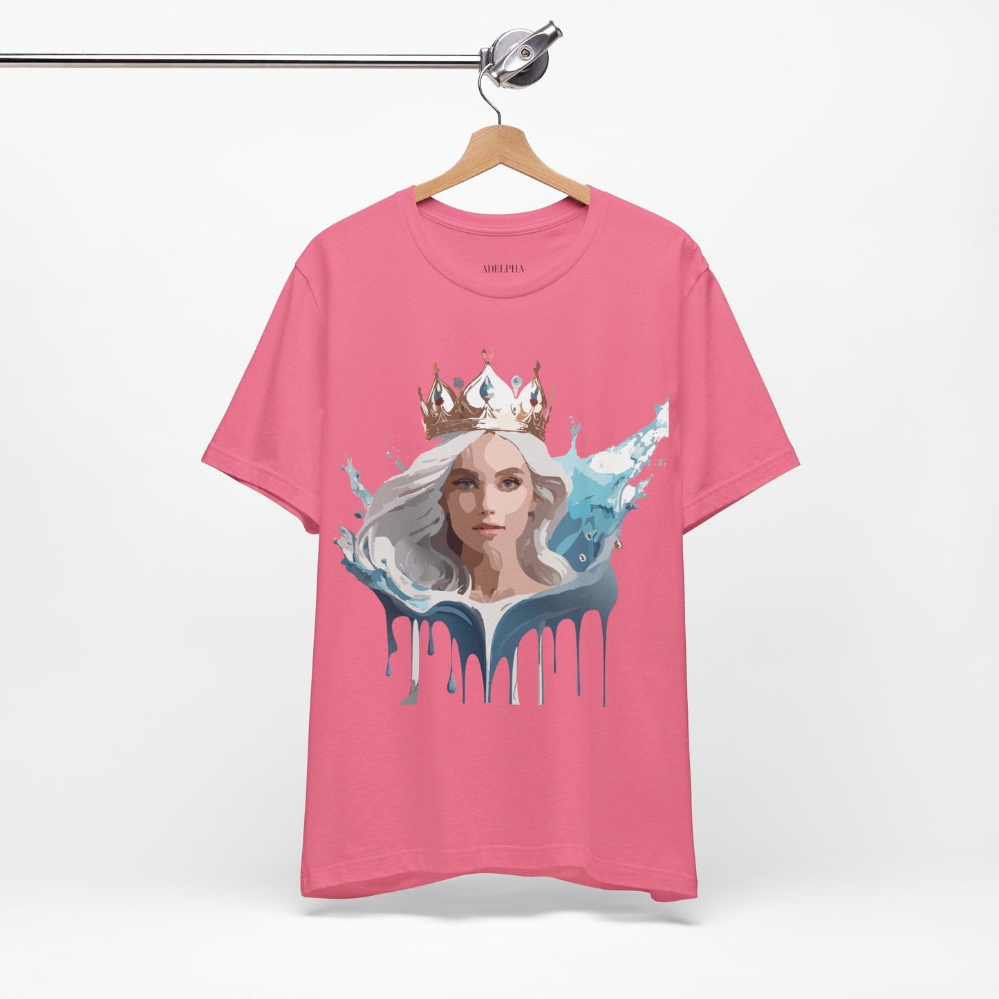Queen Graphic T Shirt By Adelpha Unisex Jersey Short Sleeve Vintage Inspired Art Tee