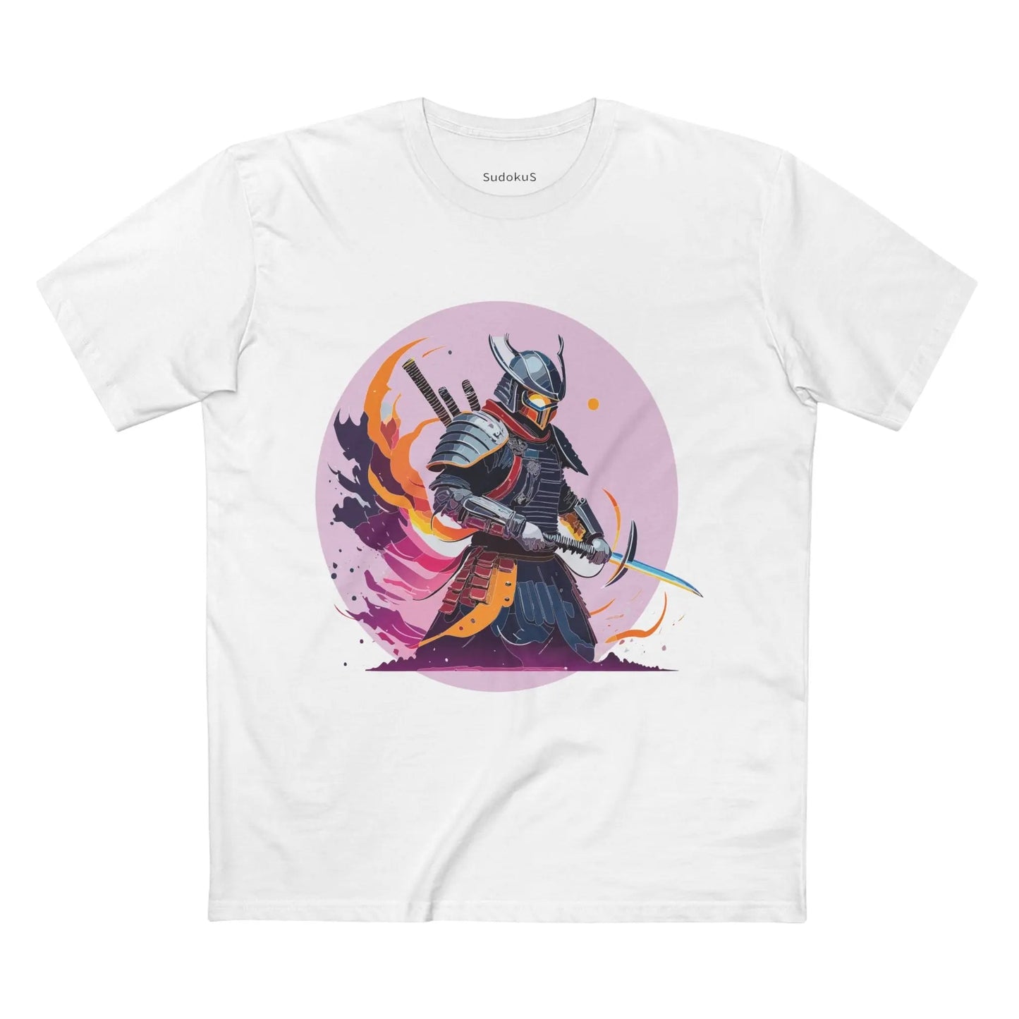 Samurai Graphic Unisex 100 Cotton Staple Tee 6