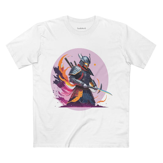 Samurai Graphic Unisex 100 Cotton Staple Tee 6