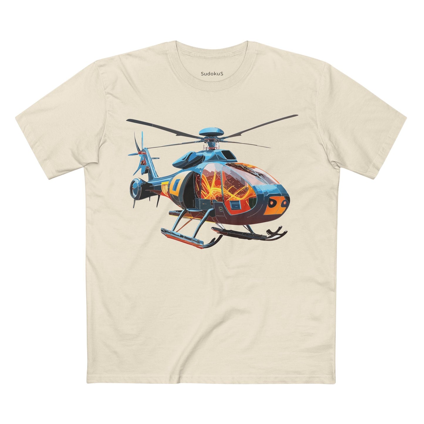 Chopper Graphic Unisex 100 Cotton Staple Tee 4