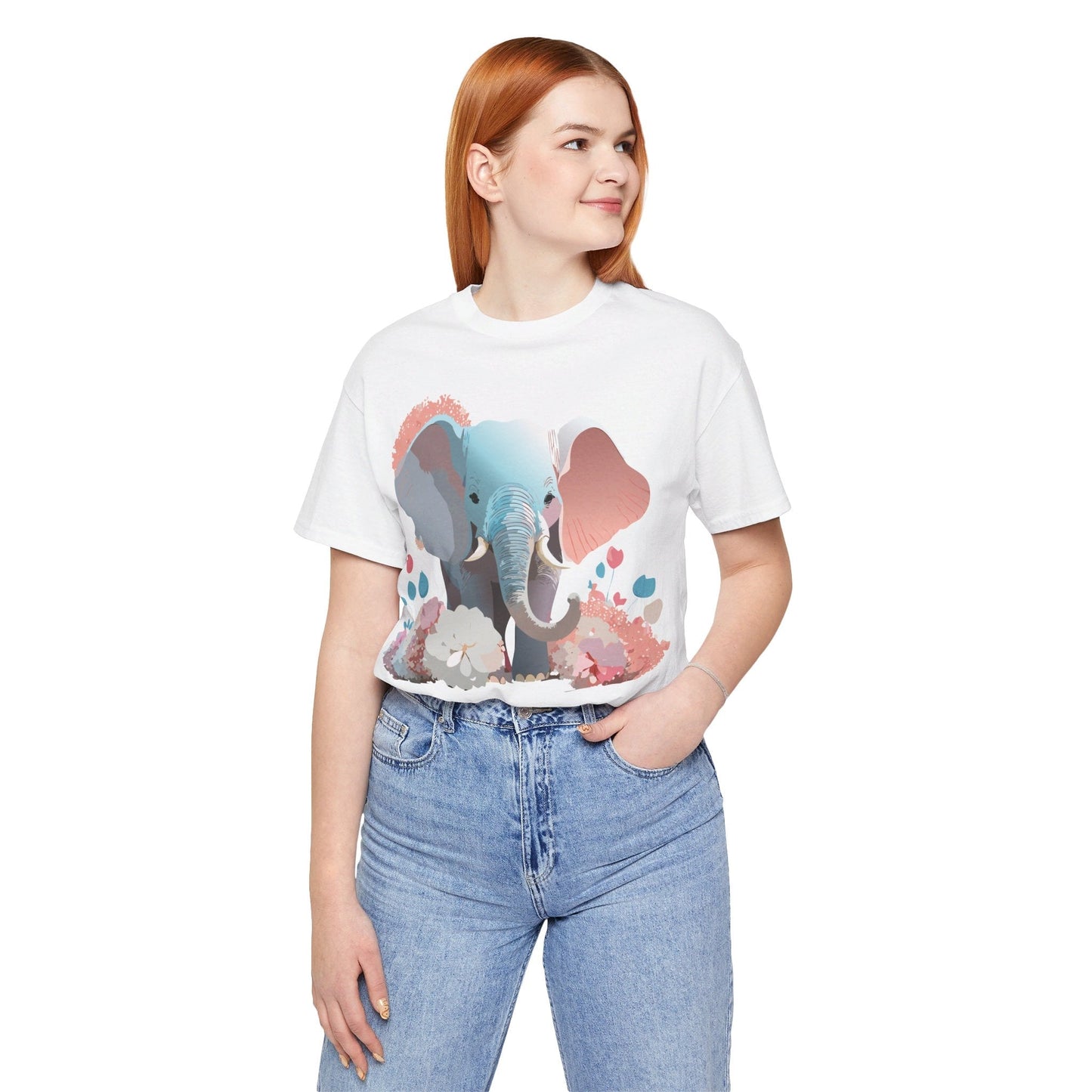 Elephant Graphic T Shirt By Adelpha Unisex Jersey Short Sleeve Artwork Tee Vintage Inspired