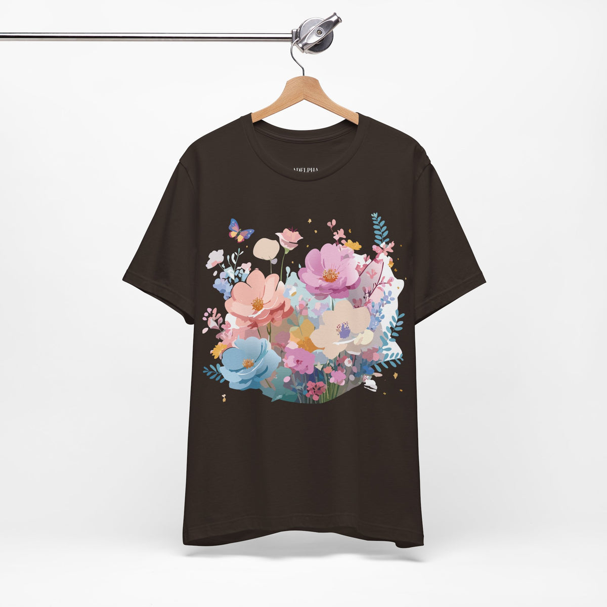 Floral Graphic Tee Shirt - Bella+Canvas Unisex 100 Cotton 44