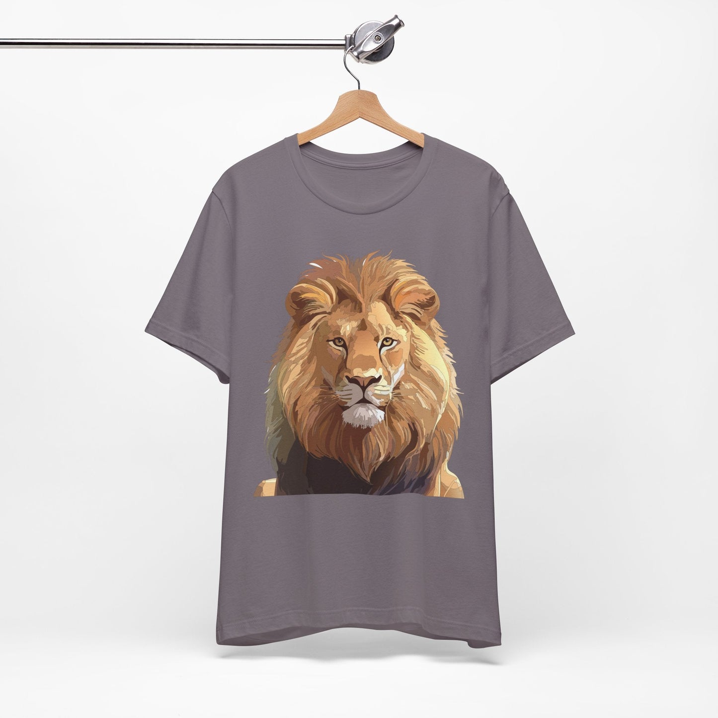 Unisex Animal Art Tee Shirt With Wild Animals Design Gildan 64000 Softstyle Cotton