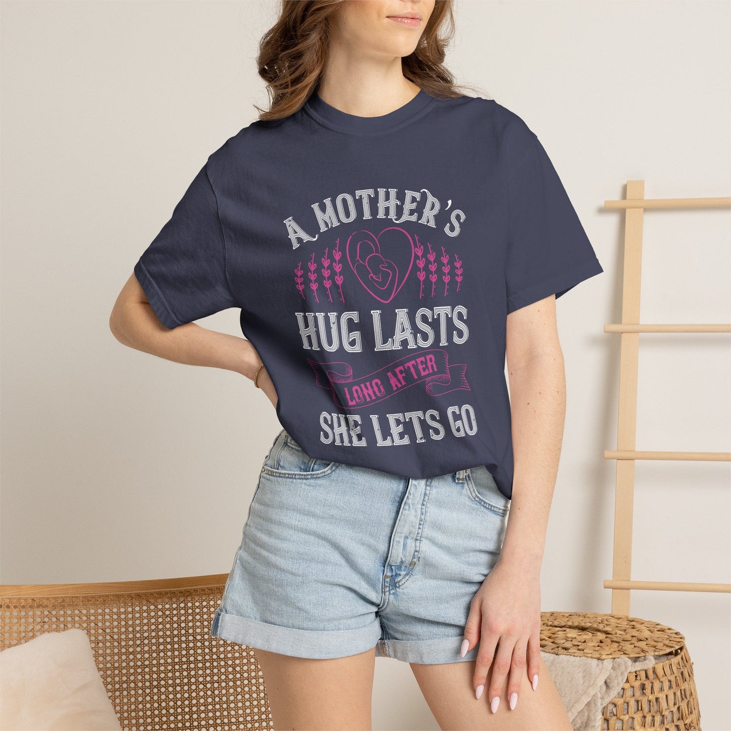 Mom T-shirt Mother Day Mama Tee Unisex Comfort Colors Garment-Dyed Cotton h58