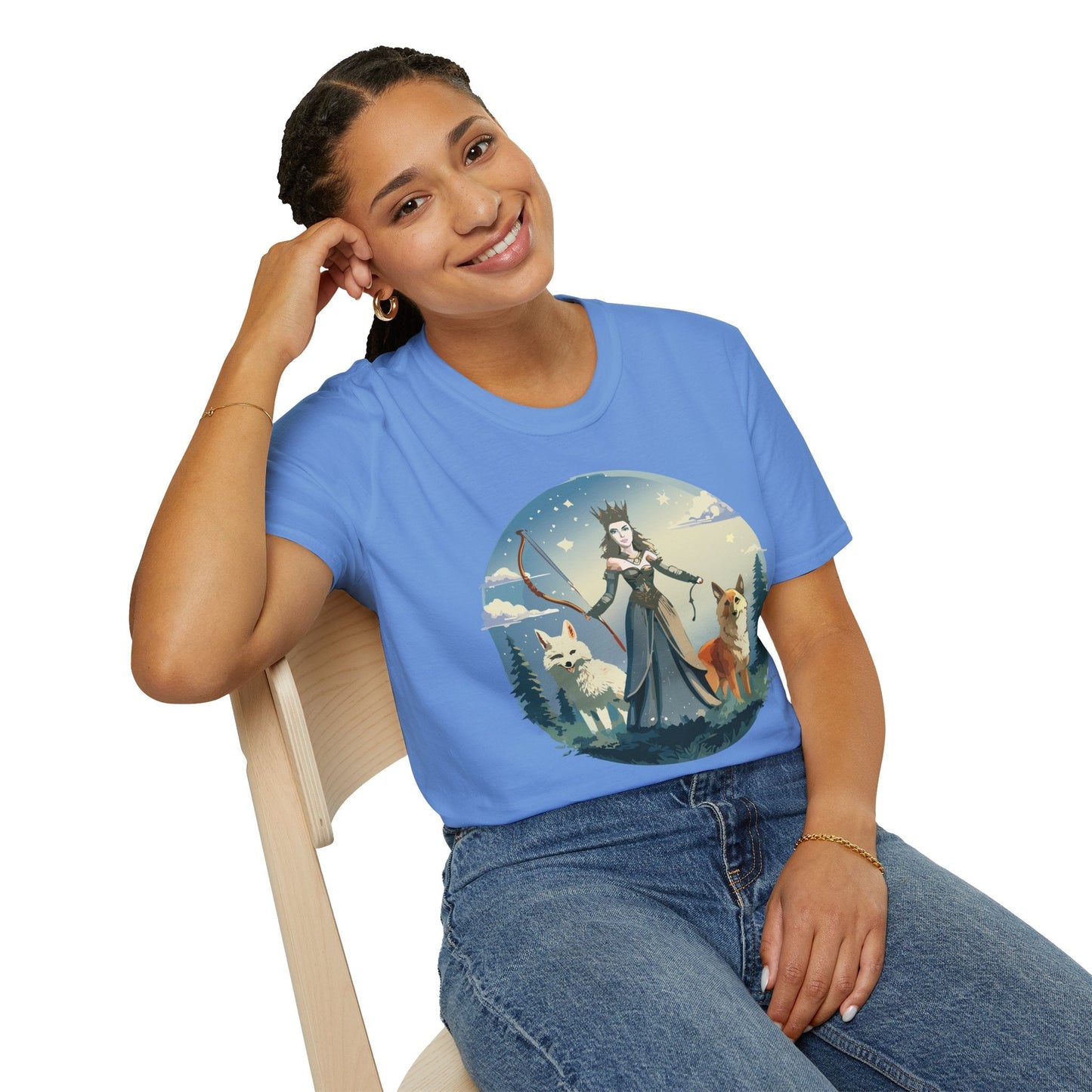 Women Graphic T Shirt Art Design Tee Unisex Softstyle Cotton Gildan 64000 Premium Comfort