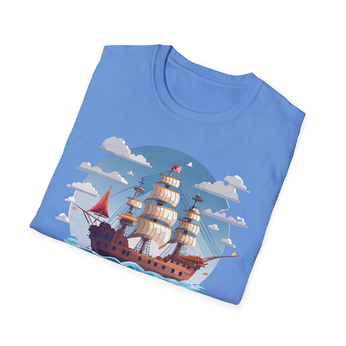 Ship T Shirts Frigate T Shirts Vessel Tee Shirt Unisex Softstyle Cotton Tee Gildan 64000