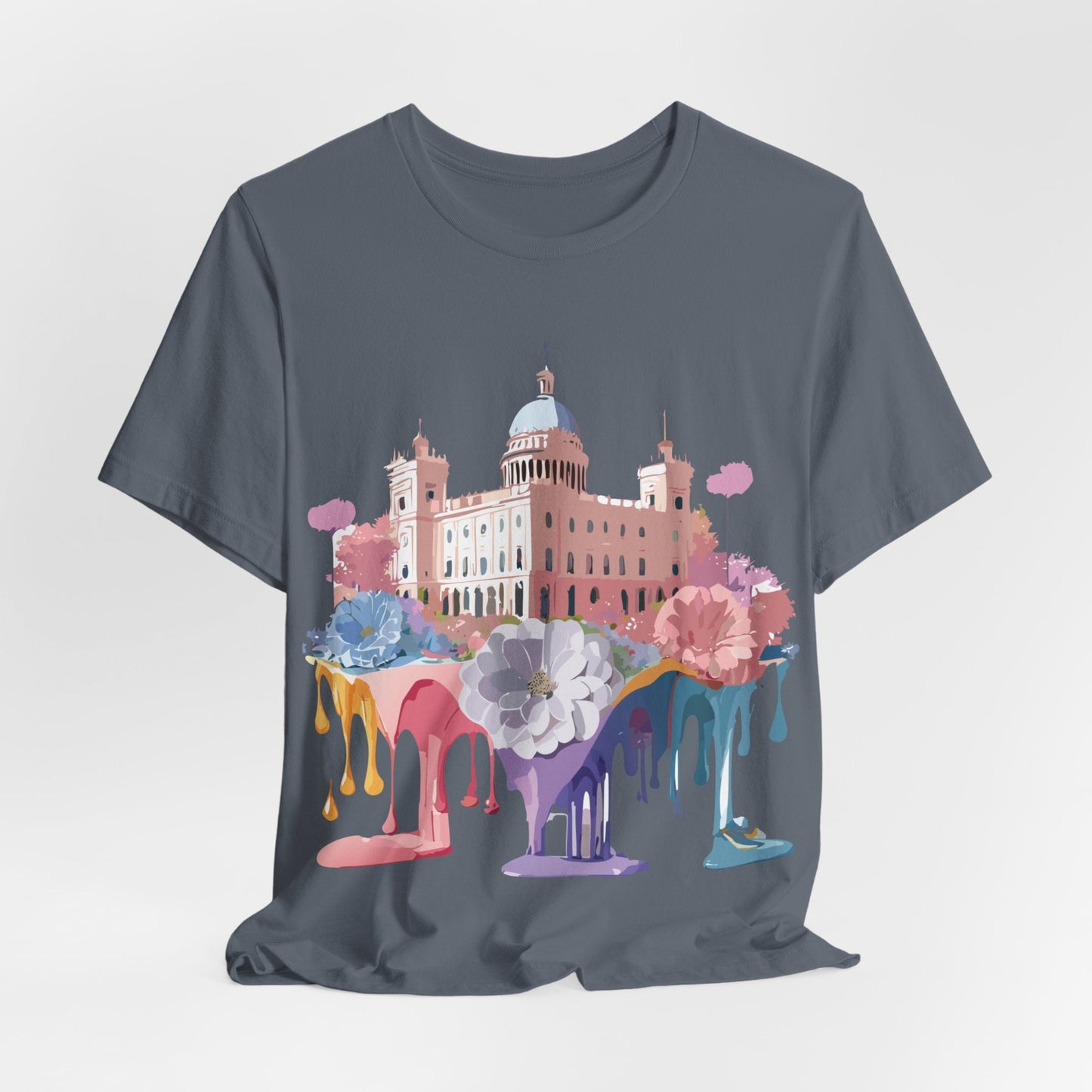 Madrid Tourist Shirt Graphic Tee Unisex Vintage Inspired Artwork By Adelpha Premium Streetwear