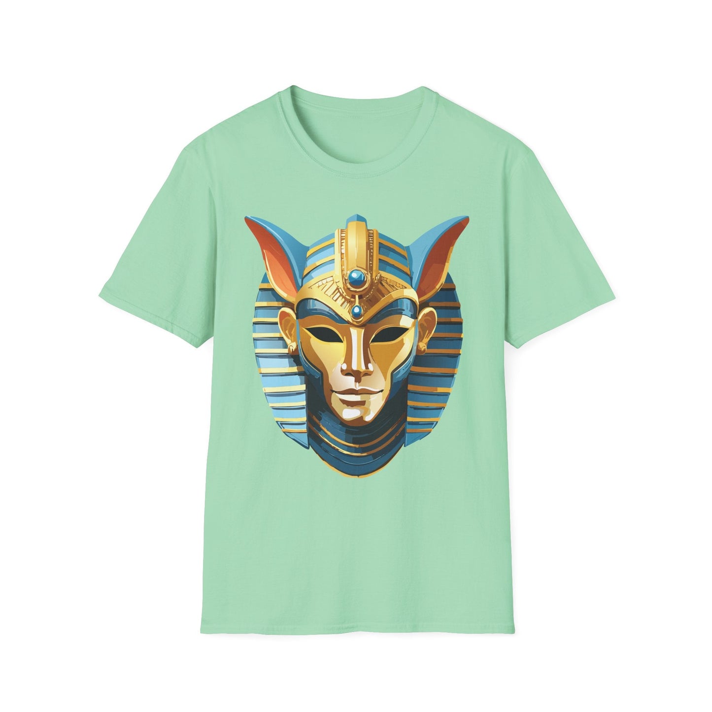 Mask Graphic Unisex Cotton Masquerade Design Artwork Tee 22