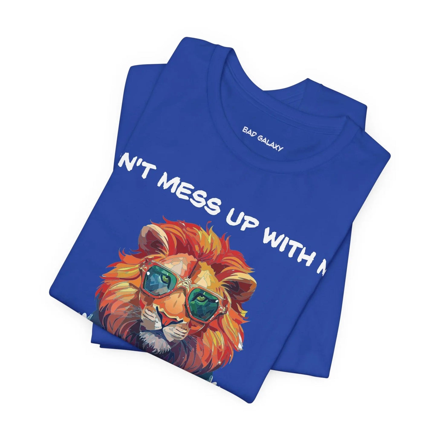 Bad Galaxy Animal T Shirt Made To Order 100 Percent Cotton Tee With Eco Friendly Inks Designed In US